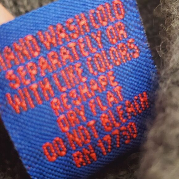 VINTAGE WoodWard Italy Wool Mohair Sweater Size Large Mixed color/print Grandpa - Picture 6 of 9